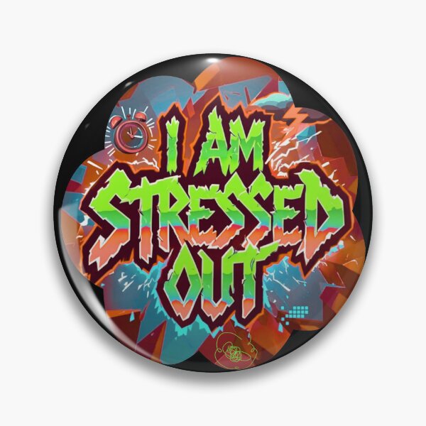 Item preview, I AM STRESSED OUT - green  designed and sold by Stefrait-7.