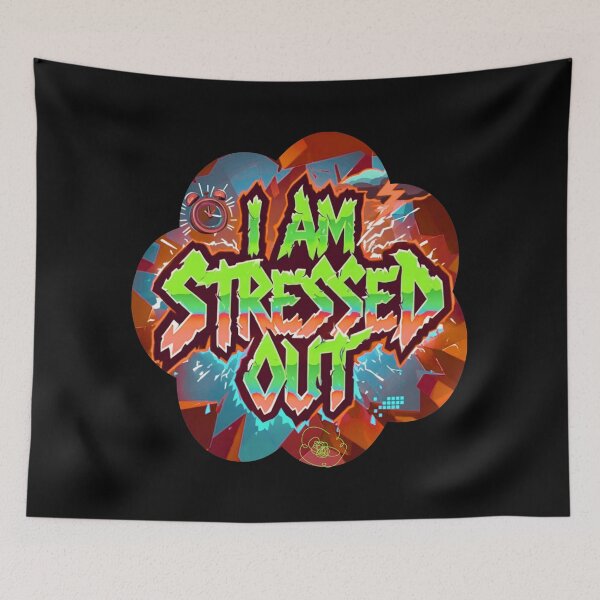 Item preview, I AM STRESSED OUT - green  designed and sold by Stefrait-7.