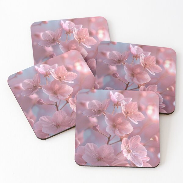Item preview, Pink Flowers Abstract Floral Pattern with Soft Petal Texture designed and sold by daila70.