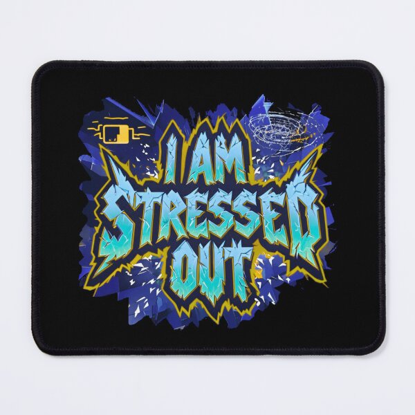 Item preview, I AM STRESSED OUT - blue designed and sold by Stefrait-7.