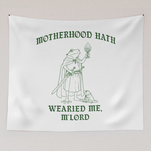 Item preview, Medieval Frog, Funny Mom Toad designed and sold by MEMCATDESING.