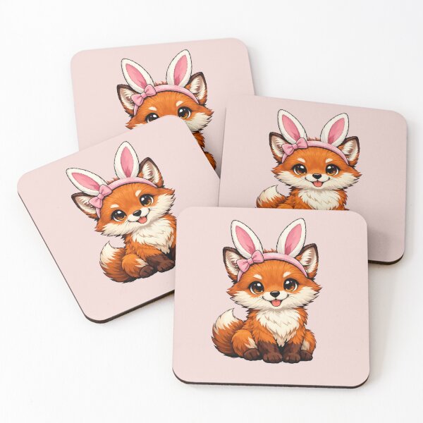 Item preview, Cute Fox with Bunny Ears Headband designed and sold by Sn1ver.