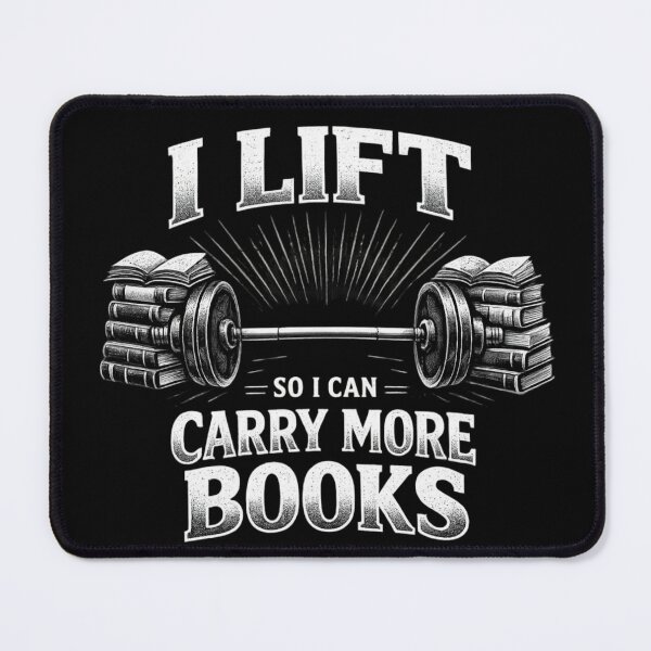 Item preview, Introvert Weightlifting Book Lover Funny Gym Reader Quote I Lift So I Can Carry More Books designed and sold by Ladys-Gents.