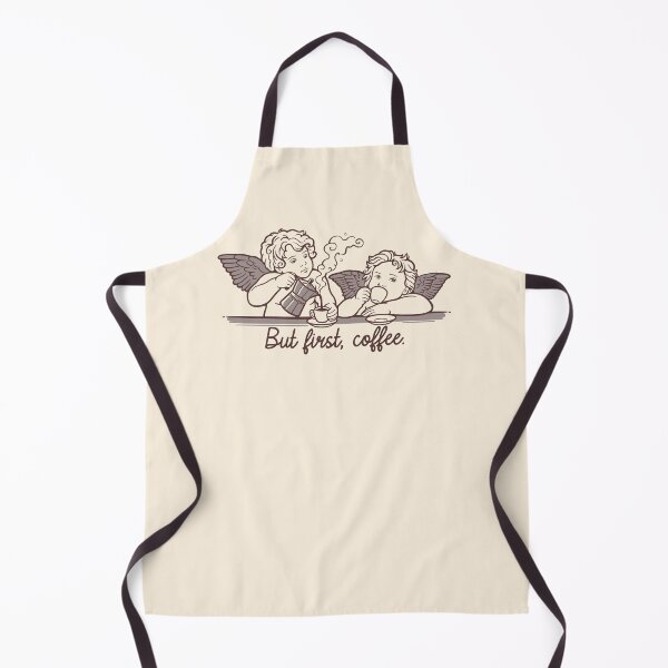 Item preview, But First Coffee - Raphael's Angels with Moka - Renaissance Art Parody designed and sold by NemiMakeit.