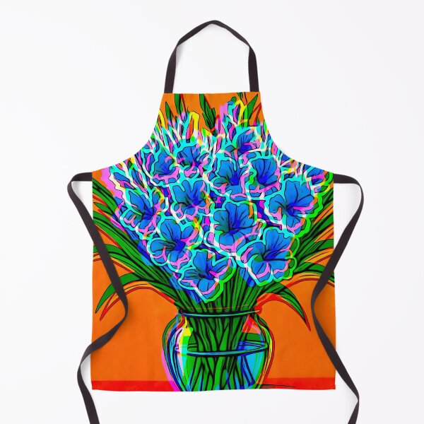 Item preview, Pop Art gladioli in CRT photo effect designed and sold by asanaworld.