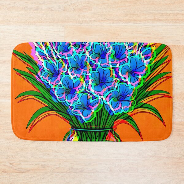 Item preview, Pop Art gladioli in CRT photo effect designed and sold by asanaworld.
