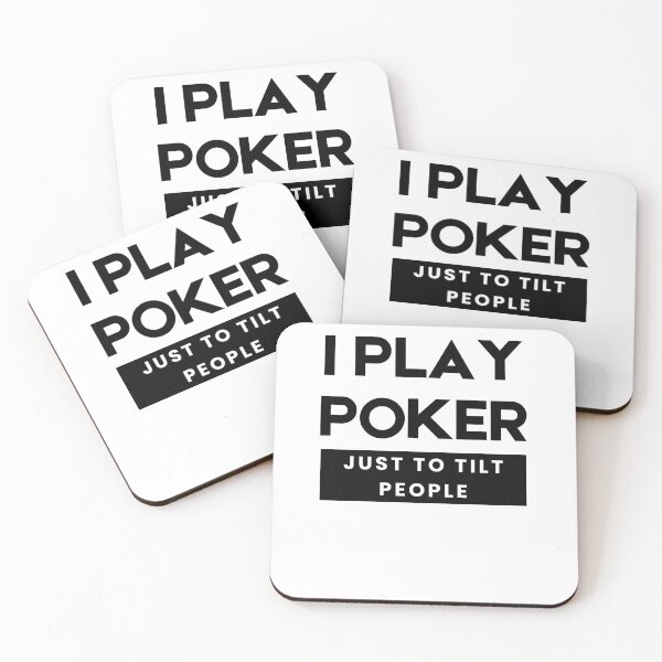 Item preview, I Play Poker Just To Tilt People Funny Poker T-Shirt designed and sold by MotivationDNA.
