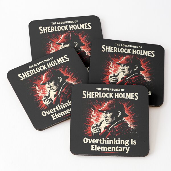 Item preview, Sherlock Holmes Overthinking Is Elementary designed and sold by Retr0Tshirts.