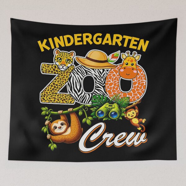 Item preview, Kindergarten Zoo Crew Teacher Student Back To School designed and sold by QuentinHarrow.