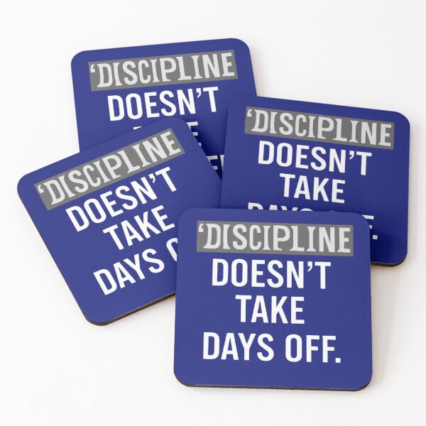 Item preview, Discipline Doesn’t Take Days Off – Fitness Consistency Mindset Shirt designed and sold by guchieworldcollection.