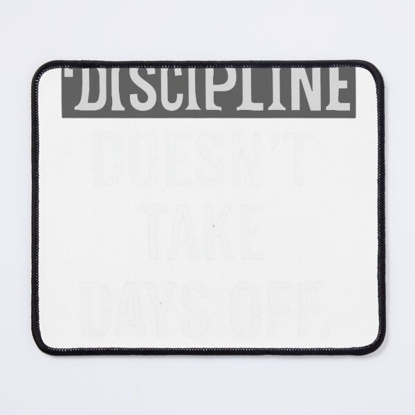 Item preview, Discipline Doesn’t Take Days Off – Fitness Consistency Mindset Shirt designed and sold by guchieworldcollection.