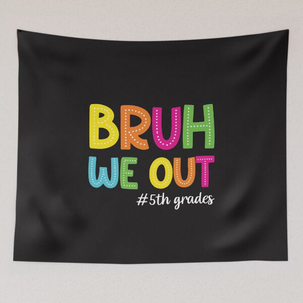 Item preview, Bruh We Out 5th Grade Graduation Class of 2026 Funny Student Gift designed and sold by kiralynstration.