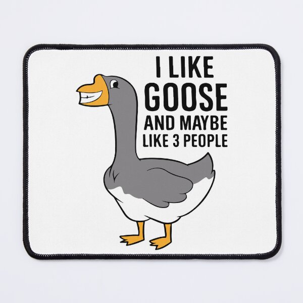 Item preview, I Like Goose And Maybe 3 People Funny Goose Lover Introvert Humor designed and sold by kiralynstration.