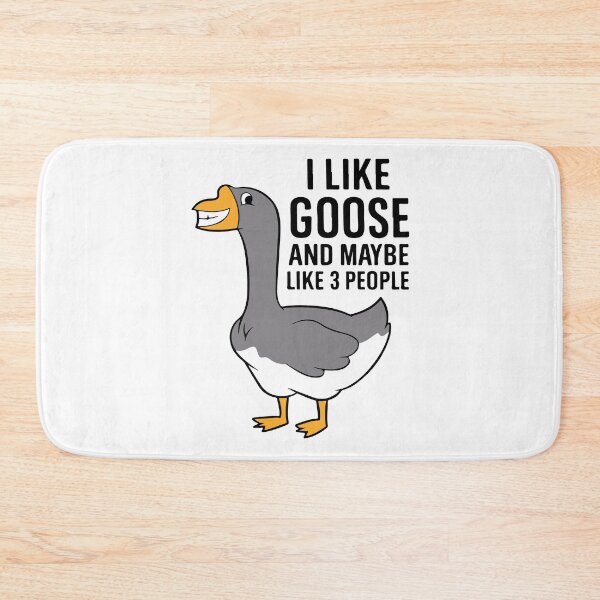 Item preview, I Like Goose And Maybe 3 People Funny Goose Lover Introvert Humor designed and sold by kiralynstration.