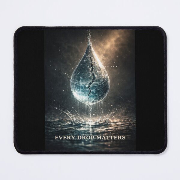 Item preview, Every Drop Matters Water Conservation Environmental Awareness Save Water Climate Change Design designed and sold by OrbitOfMind.