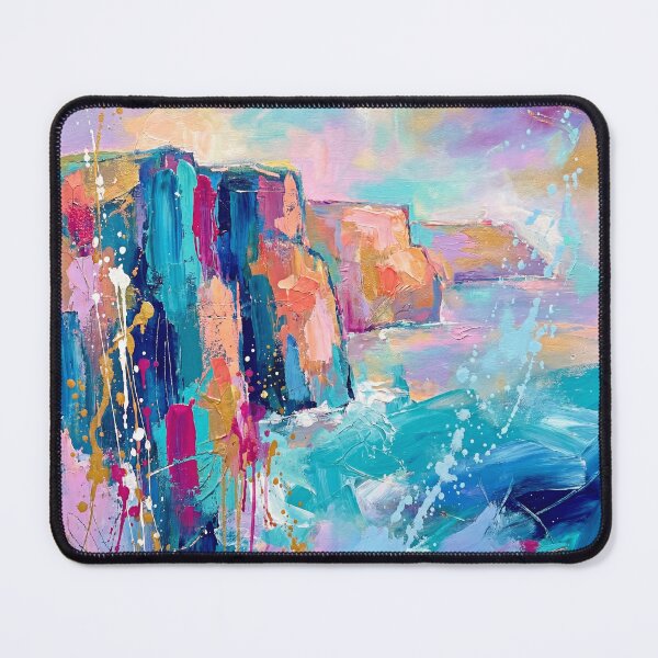 Item preview, Cliffs of Moher Abstract Coastal Painting designed and sold by Printpix.