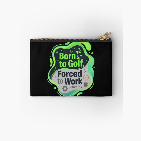 Item preview, Born to golf forced to work | Golf designed and sold by SocialStaticz.