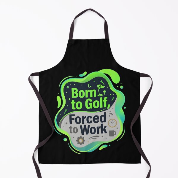 Item preview, Born to golf forced to work | Golf designed and sold by SocialStaticz.