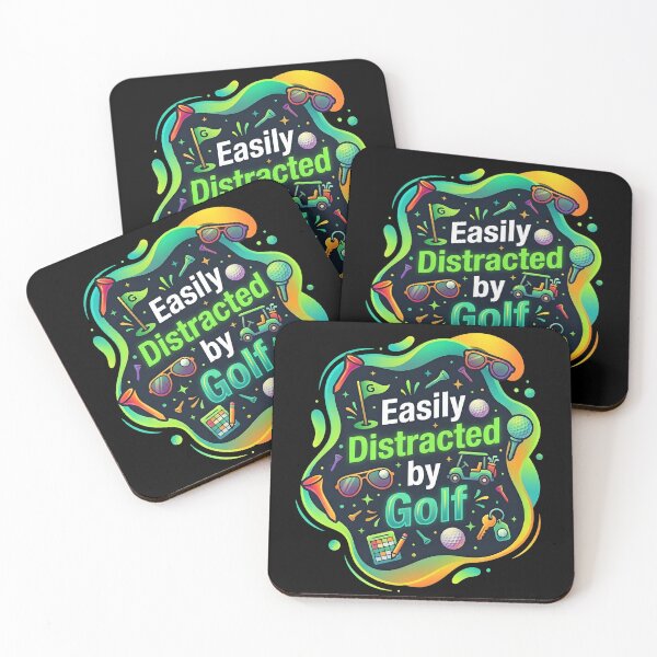 Item preview, Easily distracted by golf | Golf designed and sold by SocialStaticz.