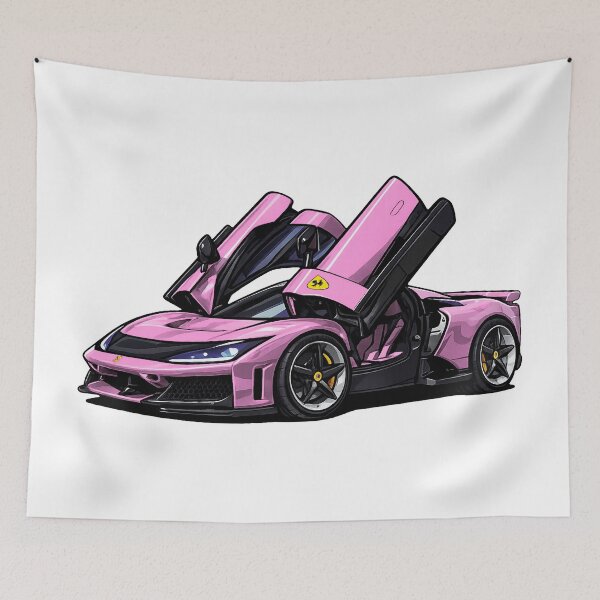 Item preview, F80 Mini Car Open Doors Pink designed and sold by VenZolic.