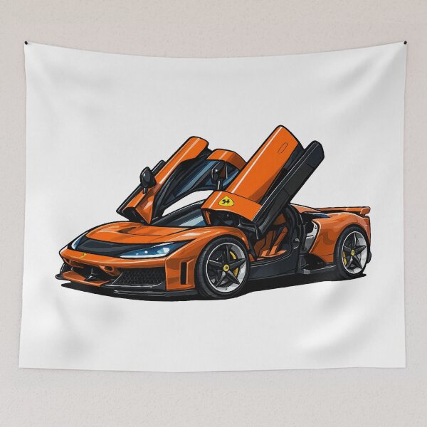Item preview, F80 Mini Car Open Doors Rosso Orange Dino designed and sold by VenZolic.