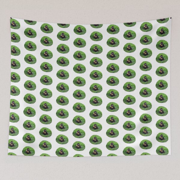 Item preview, Curious Capuchin Monkey in Green Nature designed and sold by MeadowMagicDesigns.