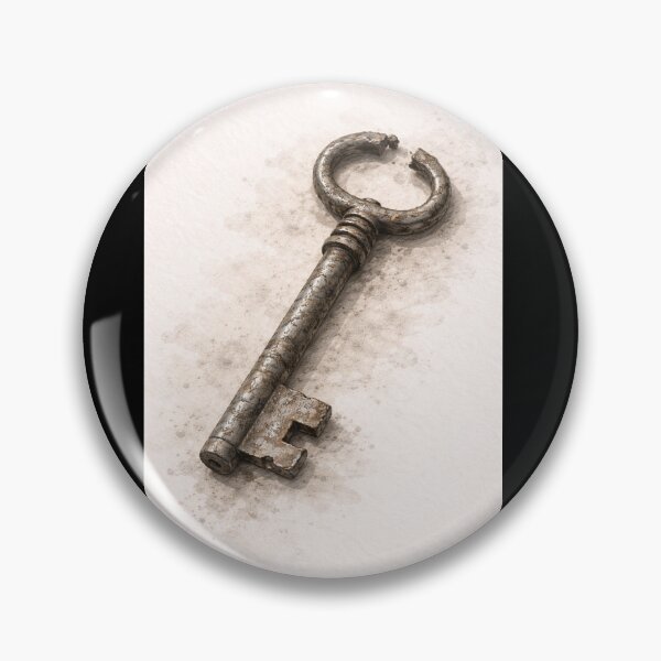 Item preview, Ancient Rusty Skeleton Key Dark Fantasy designed and sold by Ykvaere.