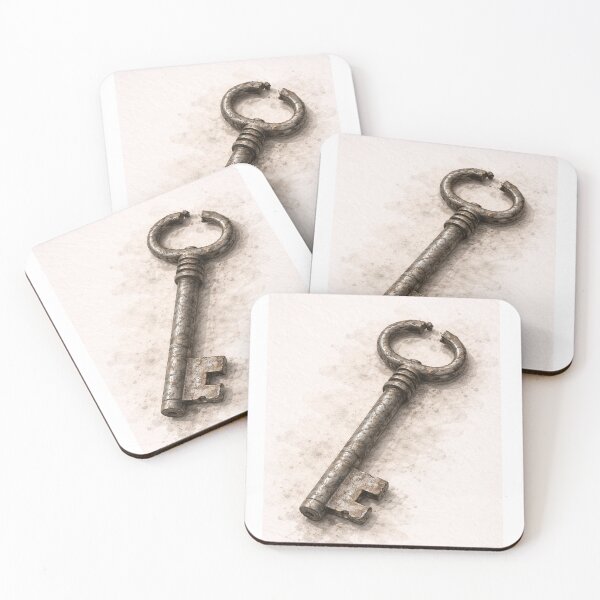 Item preview, Ancient Rusty Skeleton Key Dark Fantasy designed and sold by Ykvaere.