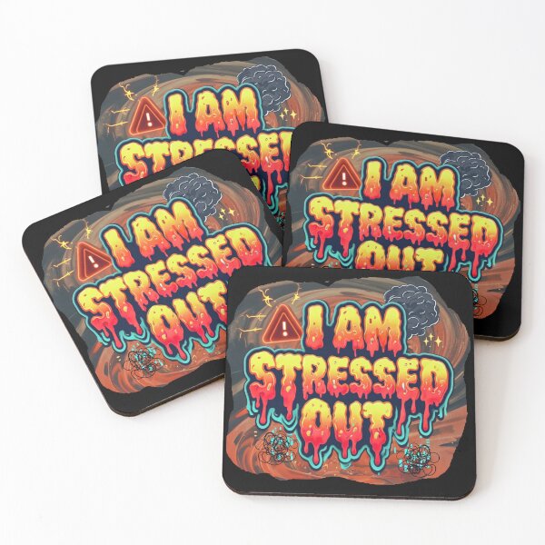 Item preview, I AM STRESSED OUT - yellow orange designed and sold by Stefrait-7.