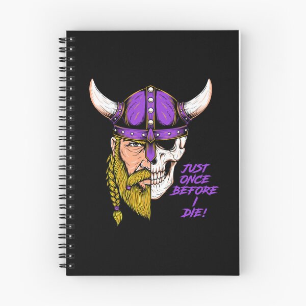 Item preview, Minnesota Vikings Fans - Just Once Before I Die Viking &amp; Skull designed and sold by Balkadeer1031.