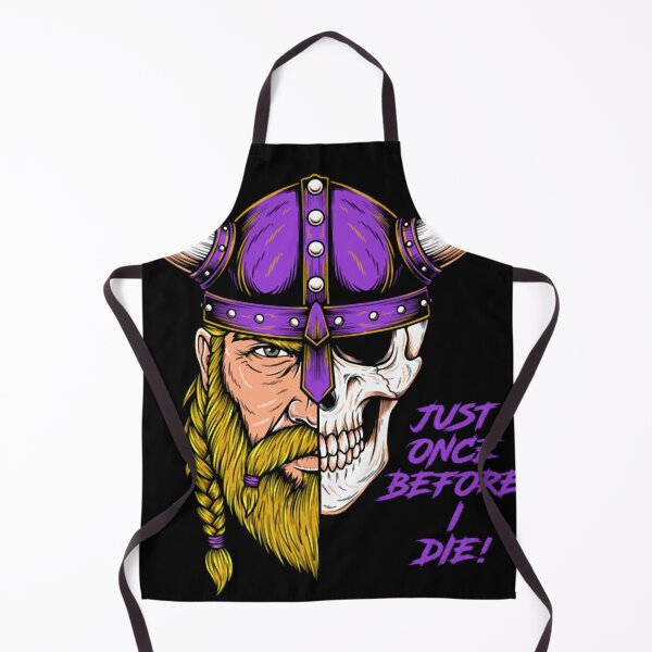 Item preview, Minnesota Vikings Fans - Just Once Before I Die Viking &amp; Skull designed and sold by Balkadeer1031.