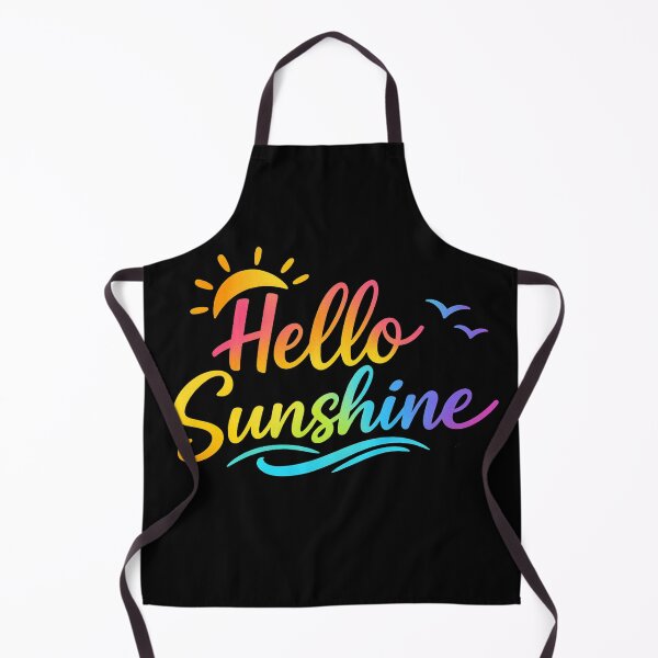 Item preview, Hello Sunshine - Colorful Rainbow Summer Typography designed and sold by myforestfog.