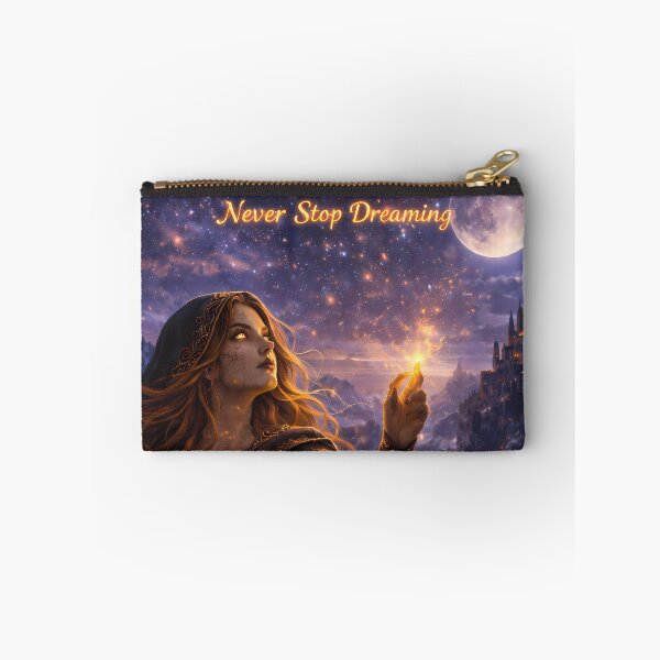 Item preview, Never Stop Dreaming Fantasy Magic Night Art designed and sold by KnitOfShadoF.