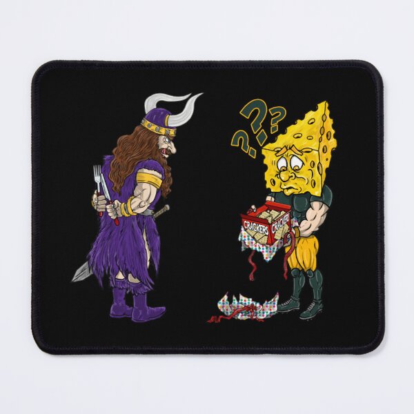 Item preview, Minnesota Vikings Fans - Kings of the North vs Cheesy Dinner Guests designed and sold by Balkadeer1031.