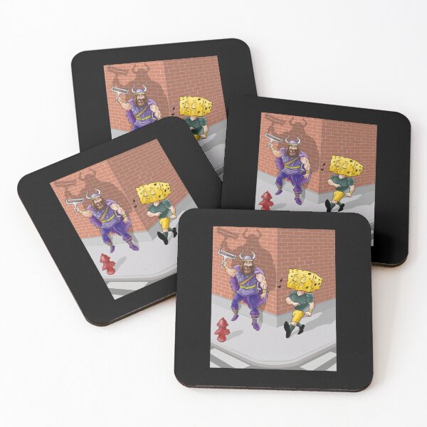 Item preview, Minnesota Vikings Fans - Kings of the North vs Cheesy Opponent.  designed and sold by Balkadeer1031.