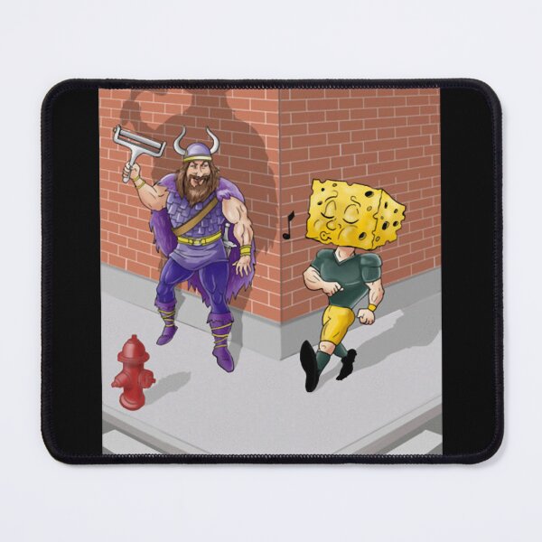 Item preview, Minnesota Vikings Fans - Kings of the North vs Cheesy Opponent.  designed and sold by Balkadeer1031.
