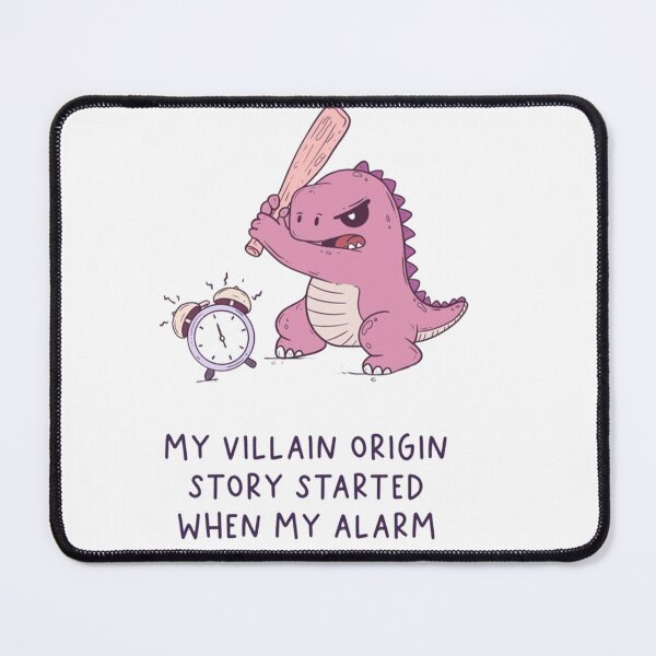 Item preview, My Villain Origin Story - Angry Dino Alarm designed and sold by JossDesign15.