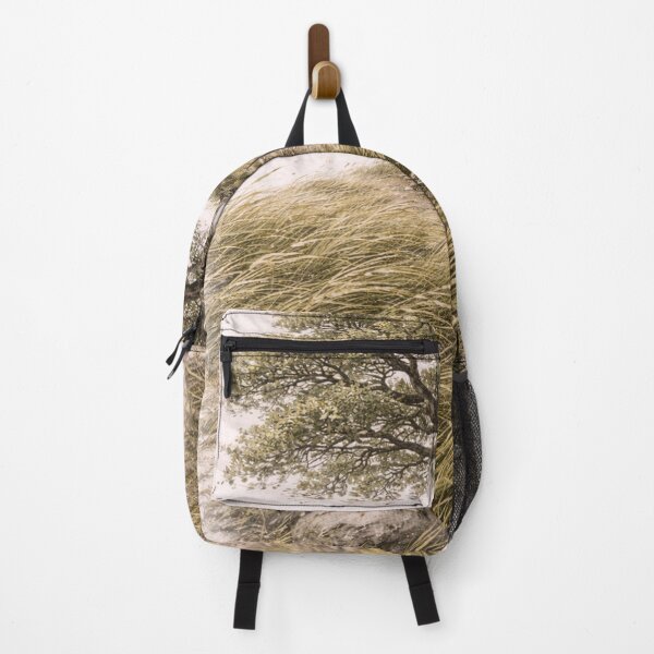 Item preview, Wind Swept Grass and Oak Tree Landscape designed and sold by Ykvaere.