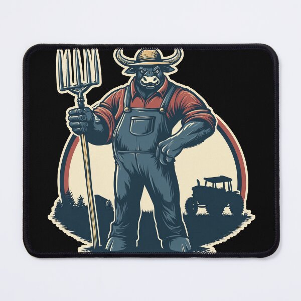 Item preview, Bull Farmer Farming Tractor designed and sold by titanosdesign.