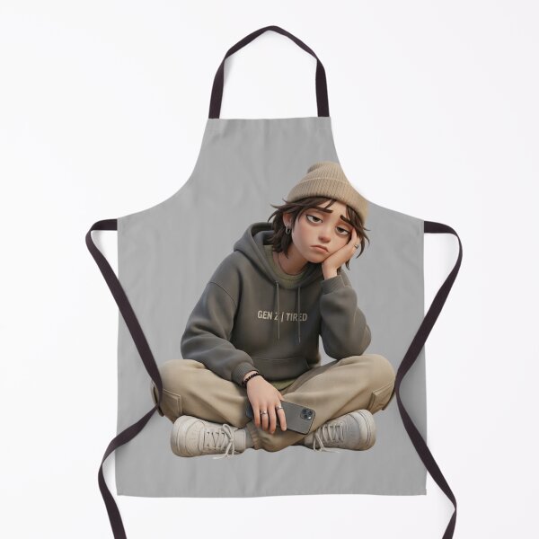 Item preview, Meh Shirt Gen Z Aesthetic Introvert Mood Minimal Cute 3D Character Chill Vibe Streetwear Design designed and sold by HumanError-Club.