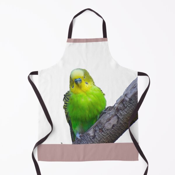 Item preview, Bright Green Budgie on Branch designed and sold by MeadowMagicDesigns.