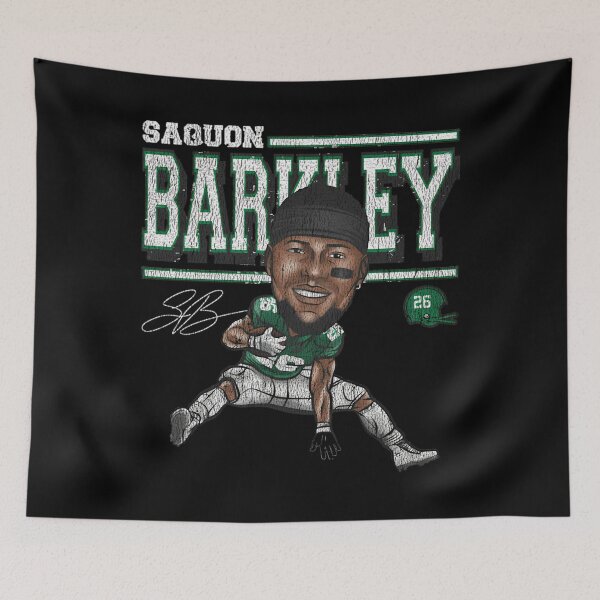Item preview, Saquon Barkley Cartoon designed and sold by adelsebaey1.