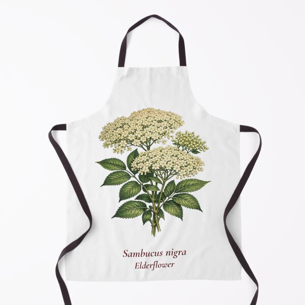 Item preview, Elderflower Botanical T-Shirt | Sambucus nigra Vintage Illustration | British Garden Gift designed and sold by Panom Suavichien.