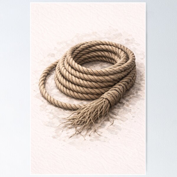 Item preview, Coiled Rope with Frayed End Detail designed and sold by Ykvaere.