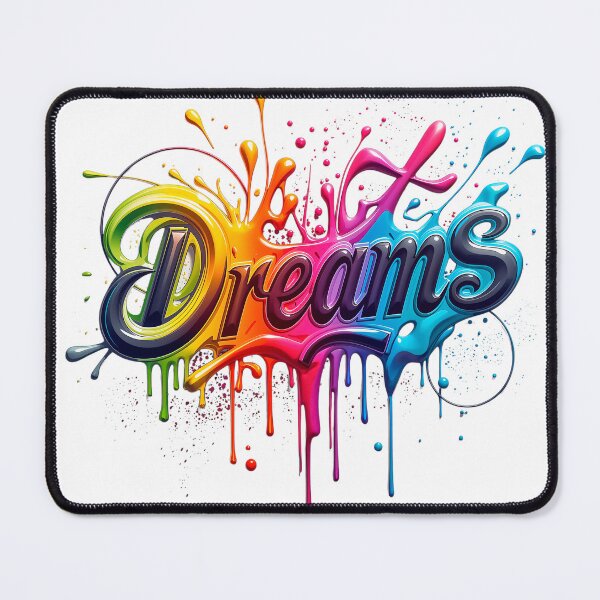 Item preview, Dream text paint drips designed and sold by TanyaLovus.