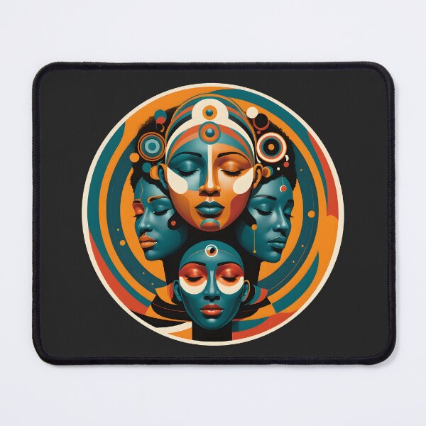 Item preview, Soul Sisters Afro Pop Art Mandala designed and sold by Indoni.