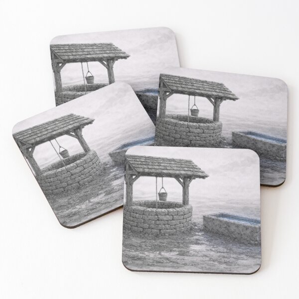 Item preview, Old Stone Well in Rustic Countryside Scene designed and sold by Ykvaere.