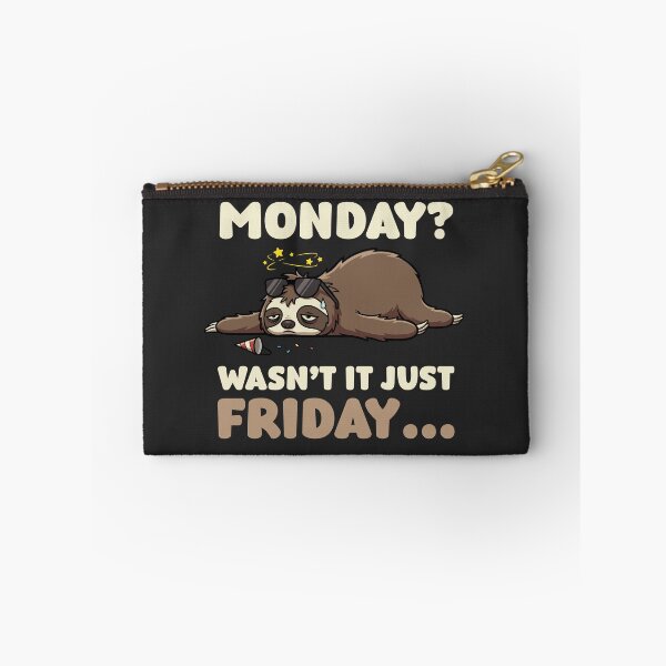 Item preview, Monday Sloth Funny Hangover Mood Weekend Humor designed and sold by Infinitee8hirts.