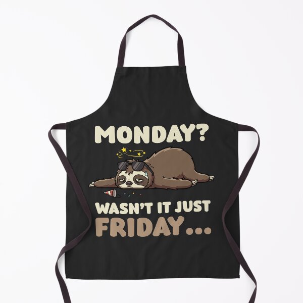 Item preview, Monday Sloth Funny Hangover Mood Weekend Humor designed and sold by Infinitee8hirts.