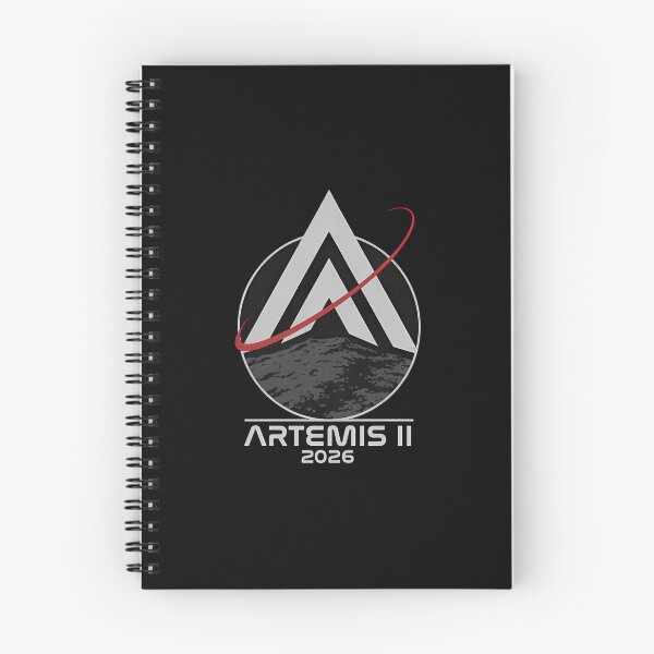 Item preview, Artemis 2 2026 Lunar Mission Inspired Space Emblem designed and sold by SwanAgency.